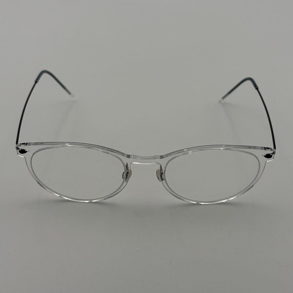 Lindberg Eyeglasses Titanium Clear Denmark Round Frame Only